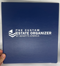 Load image into Gallery viewer, Custom Estate Organizer Physical Binder
